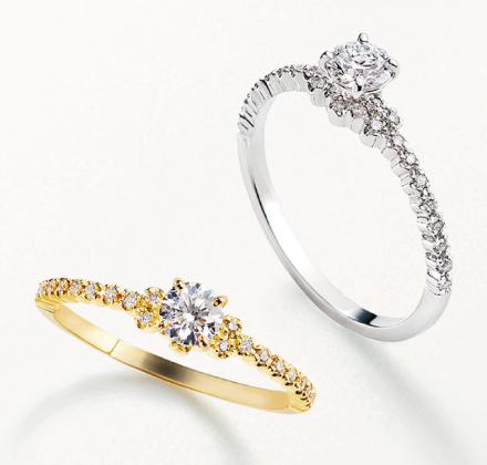 担当したカップルの購入されたリング